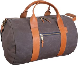 Boarding Pass The Voyager 21In Waxed Canvas Duffle Bag