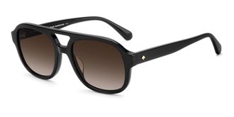 Kate Spade New York Edie 2/G/S Asian Fit 807/HA Womens Sunglasses Black Size 54
