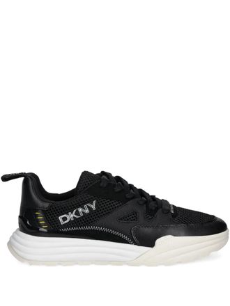 DKNY Zanira logo lettering sneakers - Black