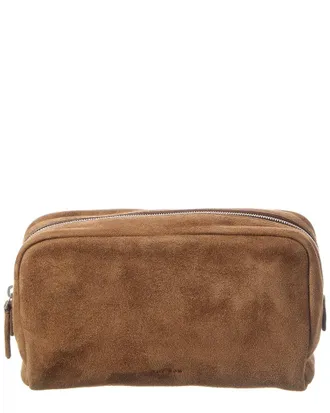 The Row Suede Clutch