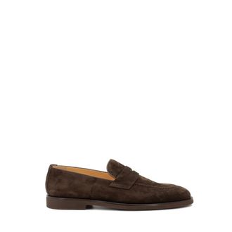 Brunello Cucinelli Heren, Schoenen, Bruin, Maat: 42 1/2 EU Suède