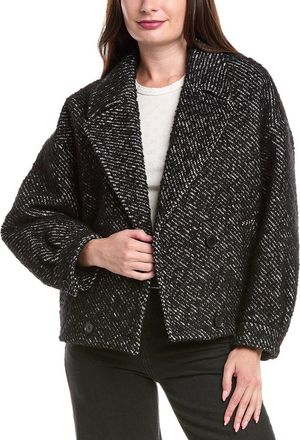 Maje Wool-Blend Coat