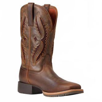 Ariat Womens Hybrid Rancher Venttek 360 Western Boots In Distressed Tan Truffle