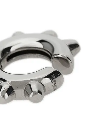 Jil Sander Womens Silver Brass Earrings