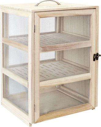 COOK CONCEPT Garde Manger 28 x 24 x 39 cm Cucina Conservazione Altro Accessorio, Paulownia, Legno, Acciaio, 28,2 x 24 x 39 - Cook Concept