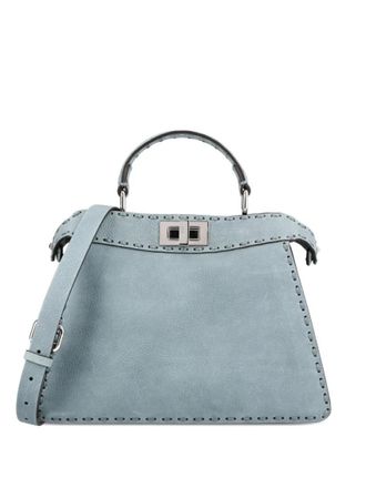 Fendi Blue Peekaboo ISeeU Small Satchel