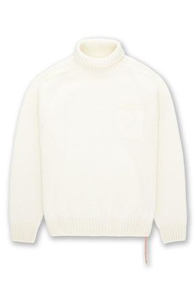 Fortela Mallory Merino Wool High Neck Sweater in Off White at Nordstrom, Size Xx-Large Eu