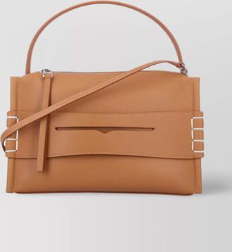 J.W.Anderson loafer leather shoulder bag with detachable strap