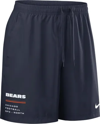 Nike Chicago Bears Nike Mens NFL Woven Shorts in Blue | 04PW41L7Q-YSJ