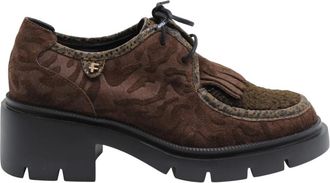 Floris Van Bommel Maddi 03.01 - Dames - Veterschoenen - Bruin - 39 EU - Su&egrave;de - Schoenen