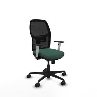 Piqueras y Crespo Silla De Oficina Piqueras Y Crespo Alfera Blanco Soporte Lumbar Ajustable