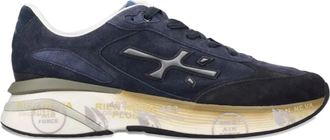 Premiata Blue Moerun Suede Gradient Sole Sneakers