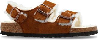 Birkenstock Milano buckled suede sandals - women - Suede - 36 Narrow - Brown