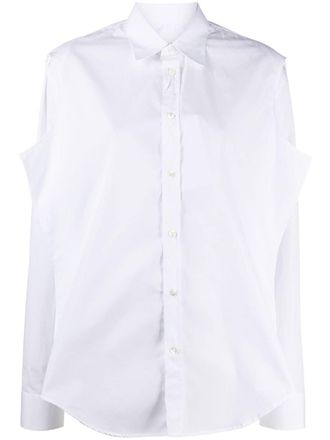 Maison Margiela Camicia a strati - Bianco