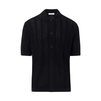 Paolo Pecora Polo Shirts, male, Black, Size: 2XL Camicia Maglia