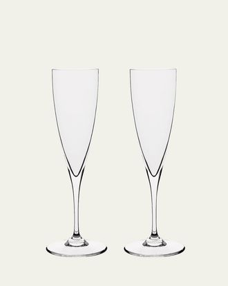 Baccarat Dom Perignon Champagne Flutes, Set of Two