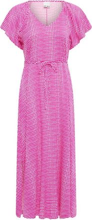 Ichi Graphic Scallop - 9 - - Dresses - Donna - Rosa - M