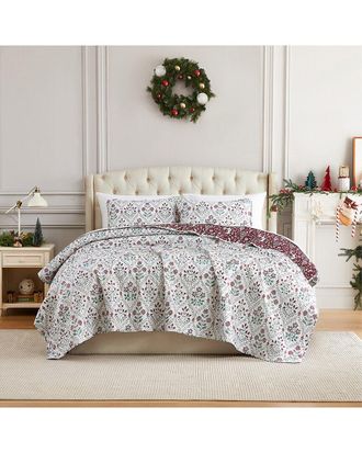 Southshore Fine Linens Holiday Harmony Oversized Quilt Set