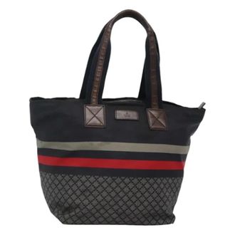 Gucci Pre-owned Nylon gucci-bags - Dames - Pre-owned - Blauw - Maat: ONE Size Nylon