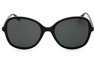 Polaroid PLD4136S Polarized Oval Sunglasses - Black