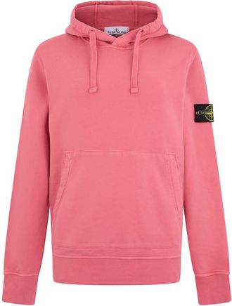 Stone Island Pink Solid Regular Hoodie