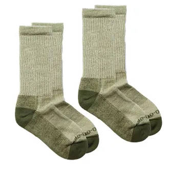 Rei Co-Op Merino Wool Lightweight Hiking Crew Socks - 2 Pairs Green M