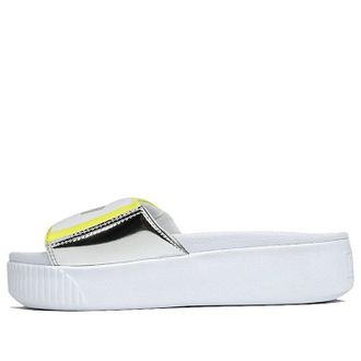 Puma (WMNS) PUMA Platform Slide TZ White Silver 369421-01