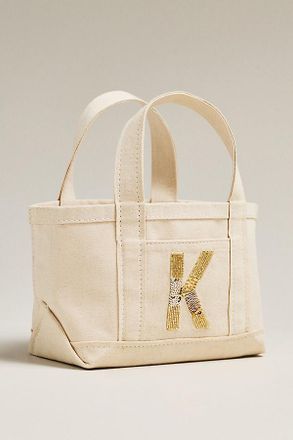 Maeve The Hartley Monogram Mini Canvas Tote by Maeve