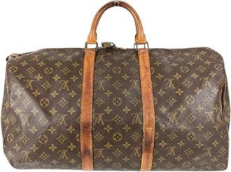 Louis Vuitton Pre-owned Weekend Bags, female, Brown, Size: ONE SIZE Pre-owned Weekend Bag