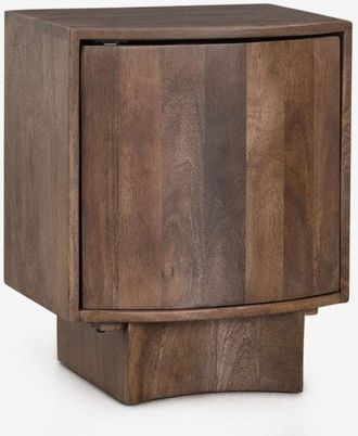 Sklum Pack De 2 Mesitas De Noche 40x35 Cm En Madera Atlanta Sklum