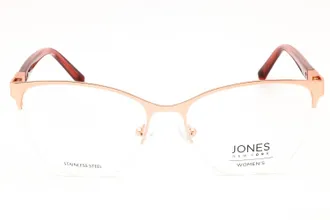 Jones New York VJON501 Cat Eye Metal Eyeglasses - Rose Gold