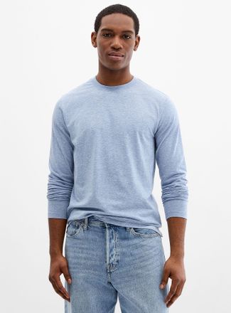 Le 31 Mens Solid long-sleeve T-shirt