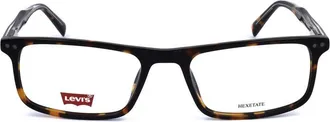 Levi's Mens Brown Rectangular Eyeglass Frames LV-5020