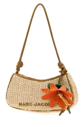 Marc Jacobs Womens Raffia The Summer Shoulder Bag Natural Borse A Mano