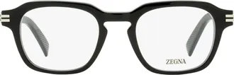 Ermenegildo Zegna EZ5282 Keyhole Bridge Eyeglasses - Black