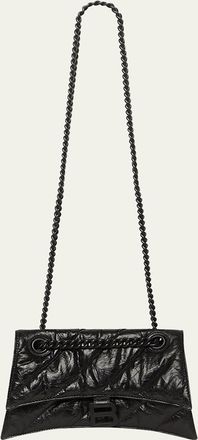 Balenciaga Crush Small Quilted Chain Shoulder Bag