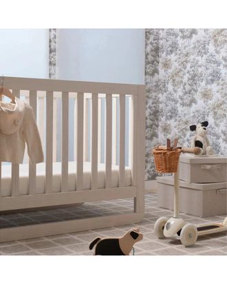 Ettitude Ettitude Linen+ Bamboo Crib & Toddler Fitted Sheet