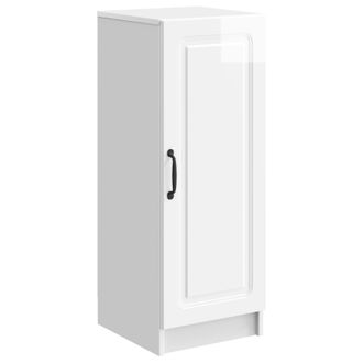 vidaXL Aparador Brillante 33 X 34,5 X 87 Cm Madera De Ingenier&iacute;a Vidaxl