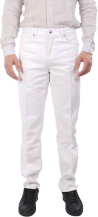 John Richmond Ump 26286Je Jeans - Heren - Slim Fit Jeans - Wit - W34 - Katoen - Jeans