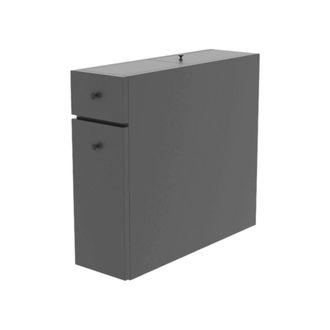 Dmora Bajo El Armario Dmagon, Mueble De Ba&ntilde;o, Contenedor De Lavabo, Mueble Fregadero, 20x60h55 Cm, Antracita - Dmora
