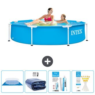 Intex Piscina Con Estructura Redonda - 244x51 Cm - 7-piezas S22447