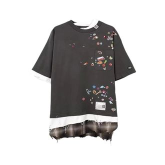 Miharayasuhiro Mihara Yasuhiro, Heren, Tops, Grijs, Maat: XL