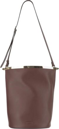 Tod's Leren Bucket Bag met Verstelbare Handvat - Dames - Schoudertassen - Bruin - ONE Size - Leer - Tassen