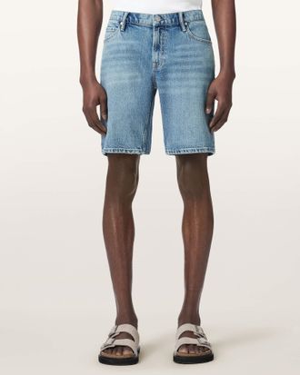 AllSaints Cotton Switch Slim Fit Denim Shirts, Size: 28