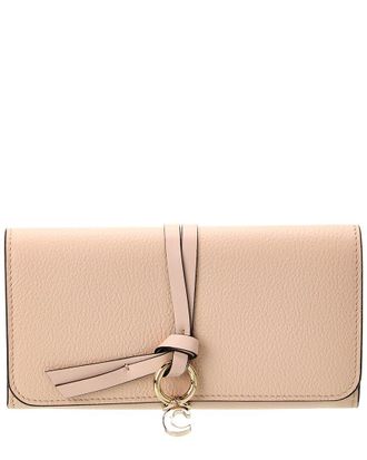 Chlo&eacute; Alphabet Leather Continental Wallet
