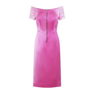 Prada Vestido Midi - Dresses - Mujer - Rosa - S