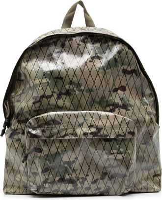 Makavelic grid camouflage-print backpack - unisex - Nylon/Polyester - OS - Green