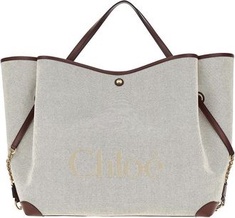 Chlo&eacute; Canvas large Chlo&eacute; Clover shopping bag Woman One Size