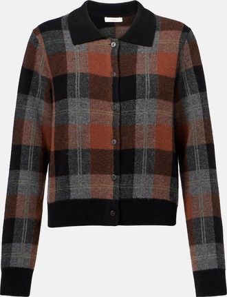 Vince Checked cardigan