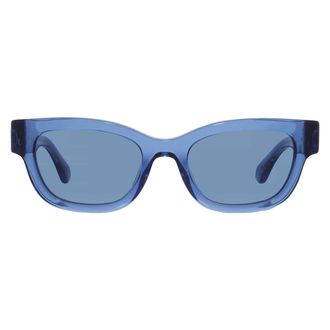 Ferragamo Ferragamo Blue Square Ladies Sunglasses SF2067S 432 52